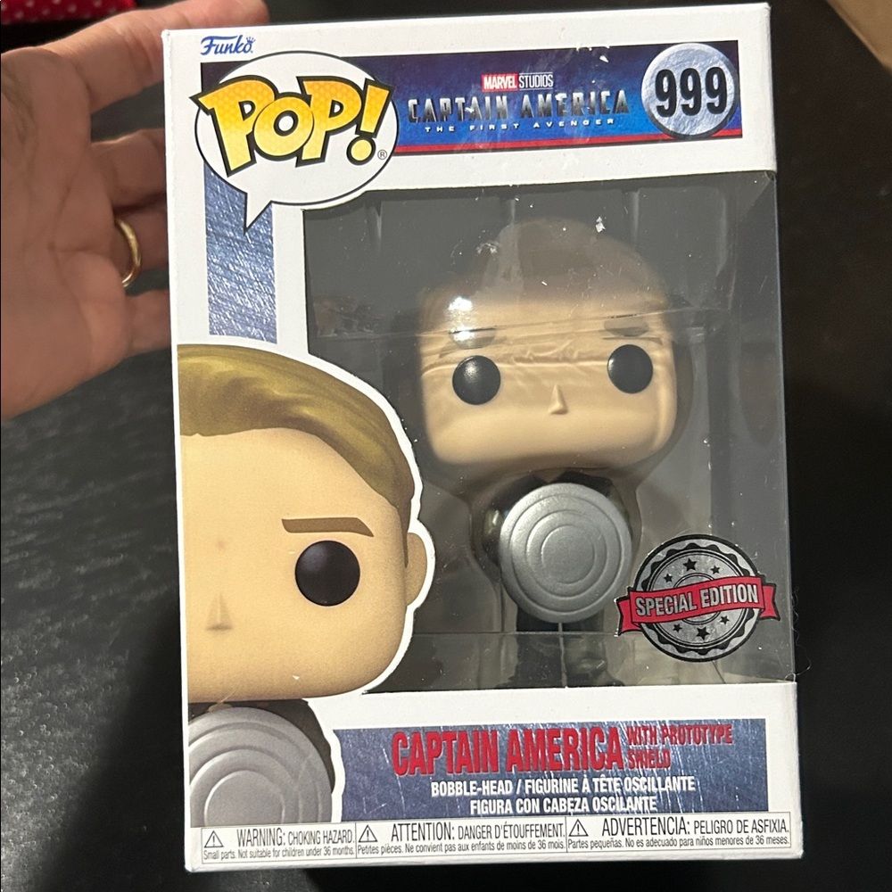 Funko Pop! Captain America Silver Special Edition